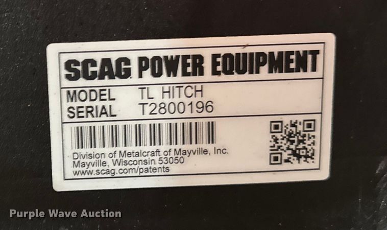 image for item EV4031 Scag TLS20-18BV leaf vacuum