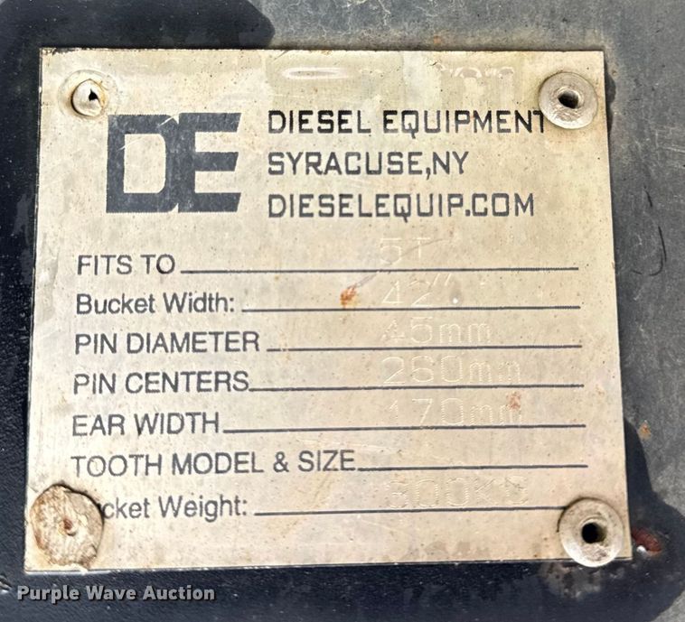image for item EV4052 Diesel Equipment excavator bucket