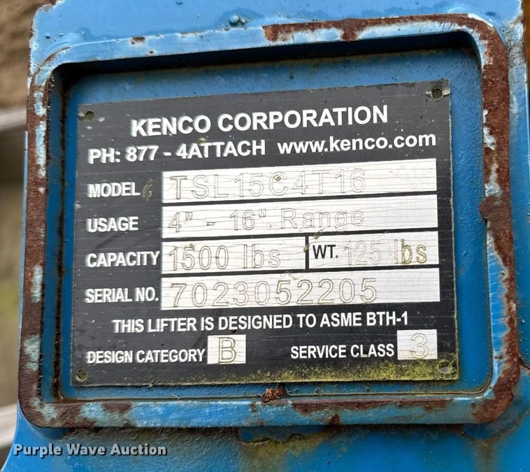 image for item EV4053 (2) excavator clamps