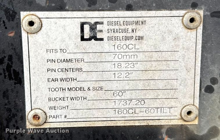 image for item EV4054 Diesel Equipment excavator bucket