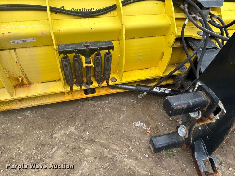 image for item EV4061 Snow wolf Quatro Plow HD QPHD-170 wheel loader snow pusher