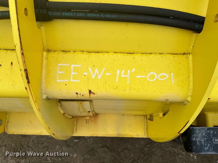 image for item EV4061 Snow wolf Quatro Plow HD QPHD-170 wheel loader snow pusher