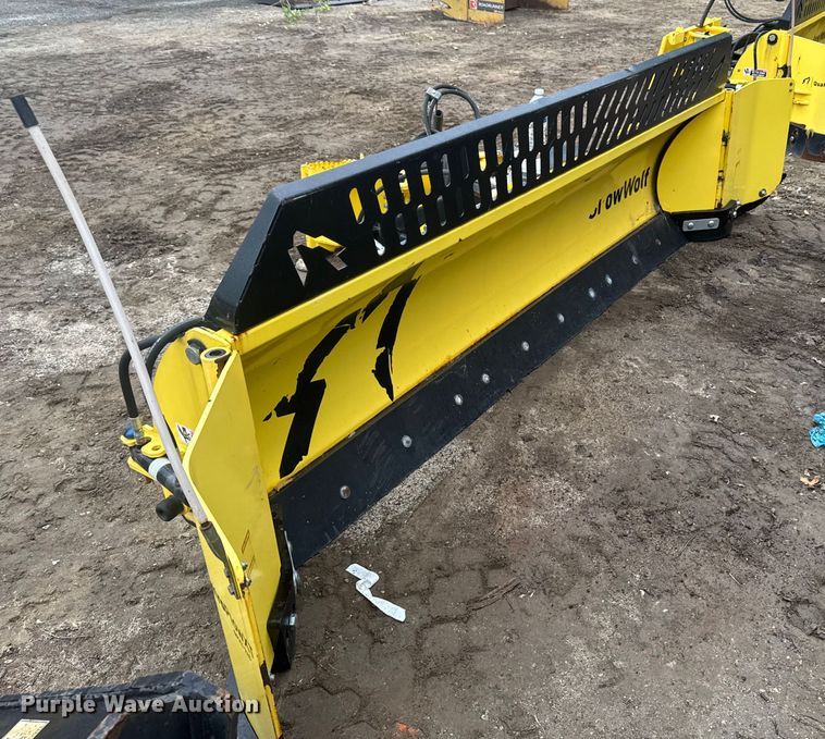 image for item EV4063 Snow wolf Quattro plow XT QPXT-126 skid steer snow pusher