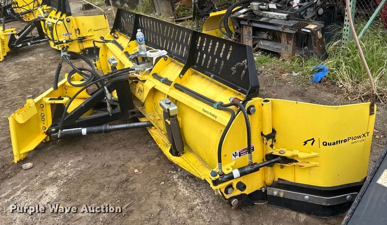 image for item EV4063 Snow wolf Quattro plow XT QPXT-126 skid steer snow pusher