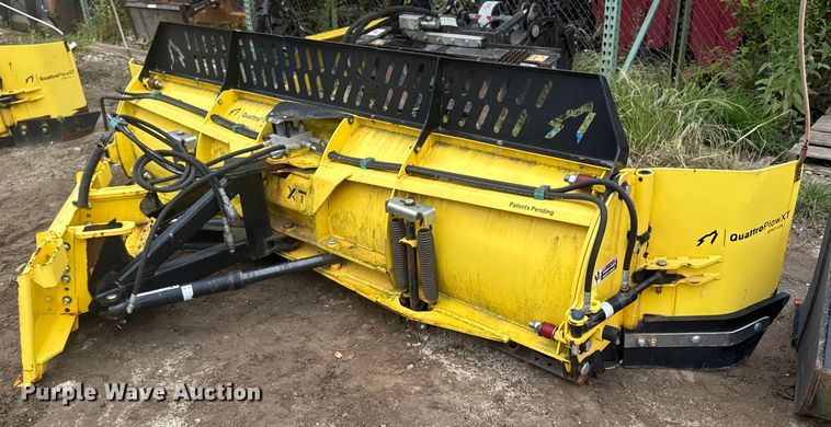 image for item EV4063 Snow wolf Quattro plow XT QPXT-126 skid steer snow pusher