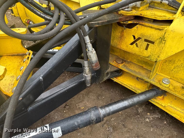 image for item EV4063 Snow wolf Quattro plow XT QPXT-126 skid steer snow pusher