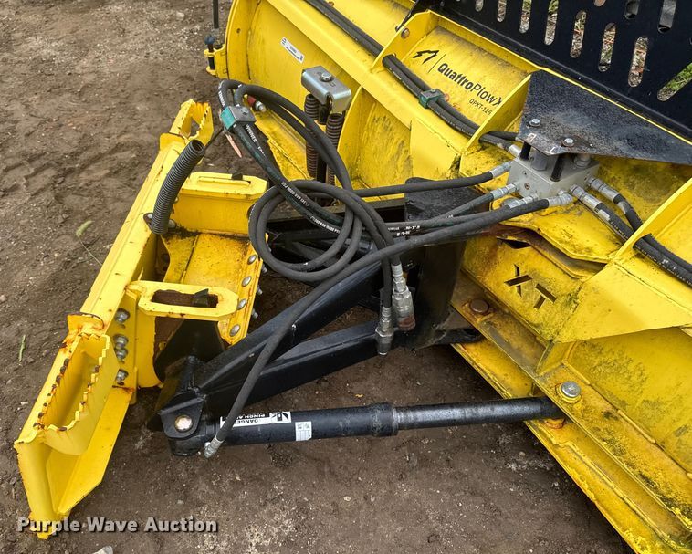 image for item EV4063 Snow wolf Quattro plow XT QPXT-126 skid steer snow pusher