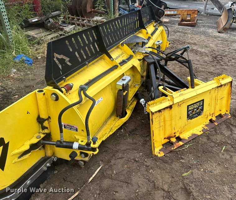 image for item EV4063 Snow wolf Quattro plow XT QPXT-126 skid steer snow pusher