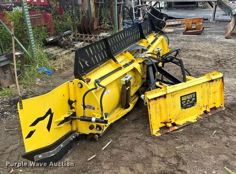 image for item EV4063 Snow wolf Quattro plow XT QPXT-126 skid steer snow pusher