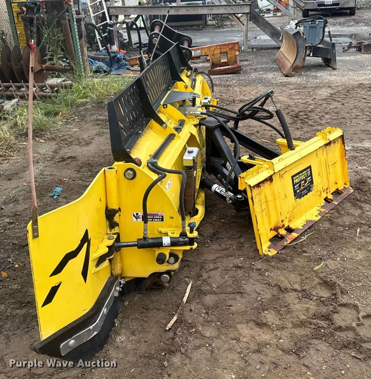 image for item EV4063 Snow wolf Quattro plow XT QPXT-126 skid steer snow pusher