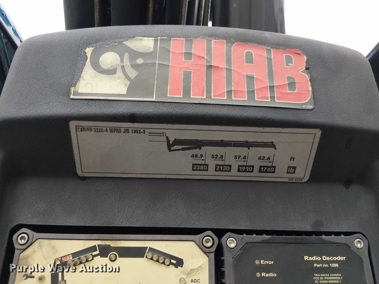 image for item EV4064 2012 Peterbilt 365 crane truck