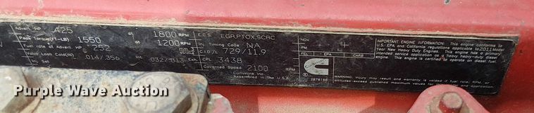 image for item EV4064 2012 Peterbilt 365 crane truck