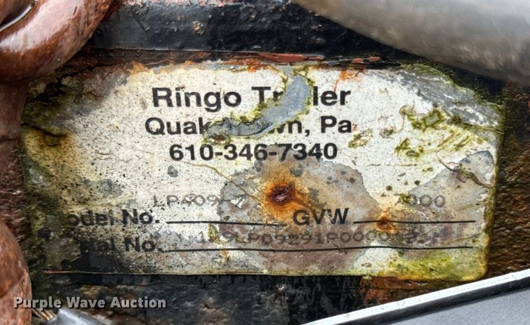 image for item EV4067 2001 Ringo utility trailer