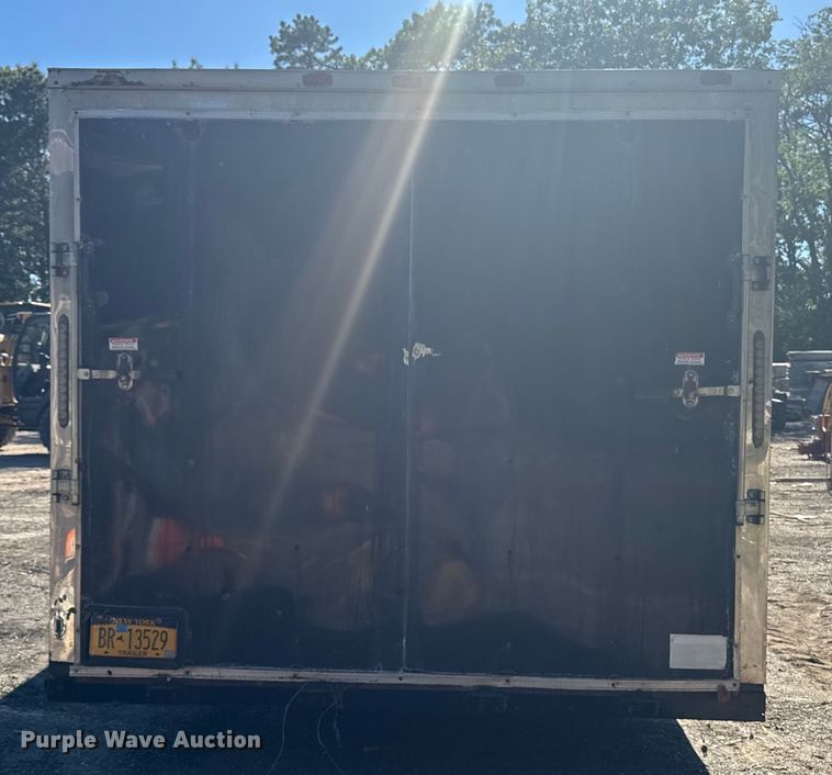 image for item EV4090 2016 Quality cargo 8.5x34TA3 enclosed cargo trailer