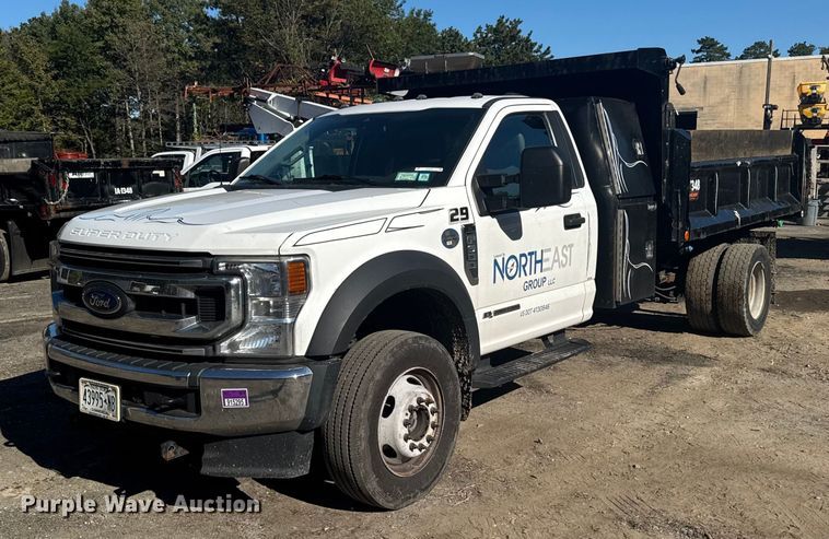 2021 Ford F600 Dump Truck VIN: 1FDFF6LT9MDA05676 Lot: 999315002