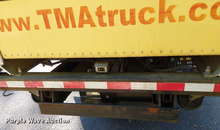 image for item EV4095 2004 International 4300 flatbed truck with crash attenuator