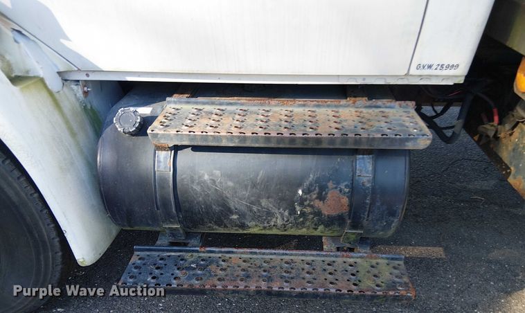 image for item EV4095 2004 International 4300 flatbed truck with crash attenuator