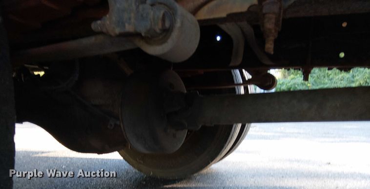 image for item EV4095 2004 International 4300 flatbed truck with crash attenuator