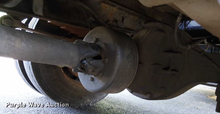 image for item EV4095 2004 International 4300 flatbed truck with crash attenuator