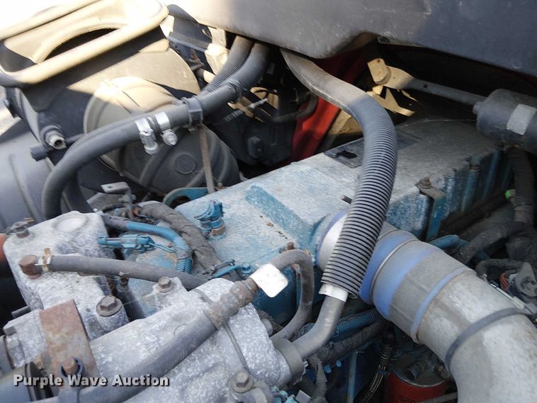 image for item EV4095 2004 International 4300 flatbed truck with crash attenuator