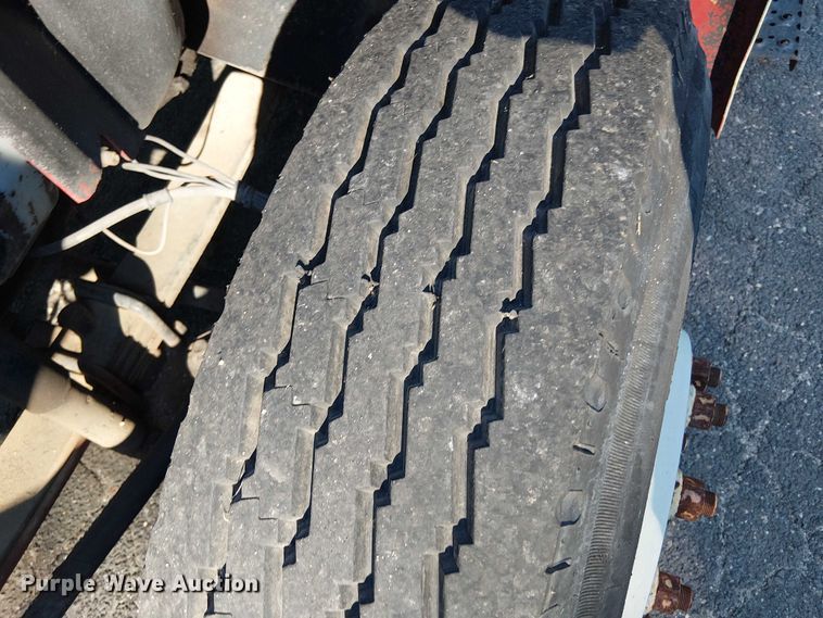 image for item EV4095 2004 International 4300 flatbed truck with crash attenuator