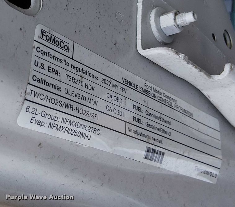 image for item EV4096 2022 Ford F350 Super Duty XL bucket truck