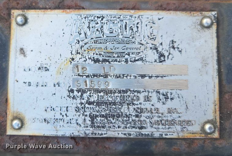 image for item EV4110 Artic wheel loader snow pusher