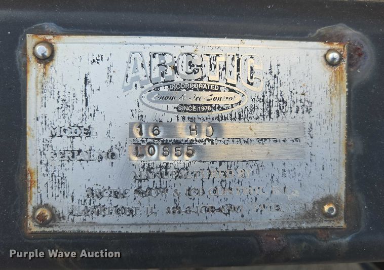 image for item EV4111 Artic wheel loader snow pusher