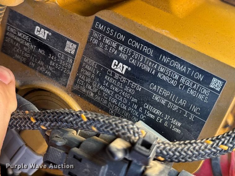 image for item EV4113 2020 Caterpillar 259D3 tracked skid steer loader