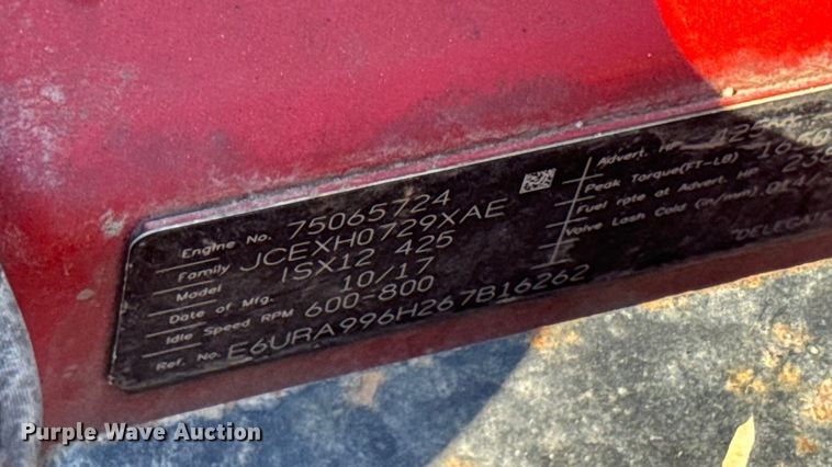 image for item EV4114 2019 Peterbilt 567 dump truck