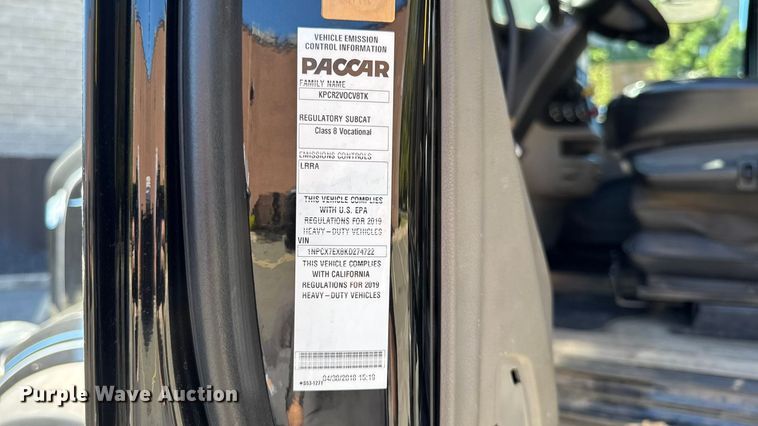 image for item EV4114 2019 Peterbilt 567 dump truck