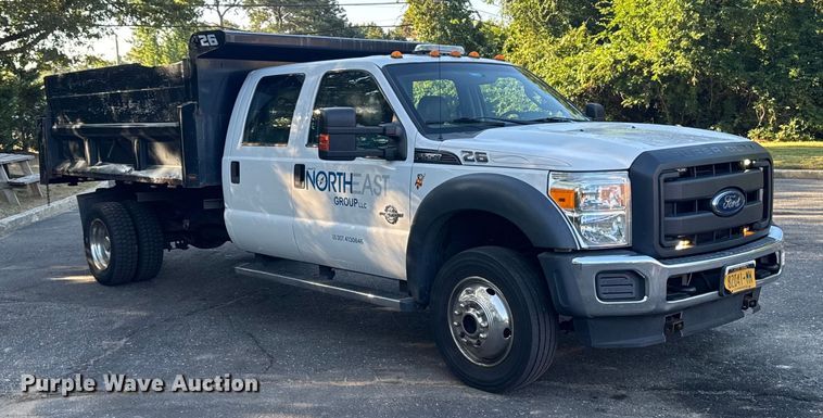 image for item EV4116 2016 Ford F550 Crew Cab dump truck