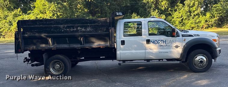 image for item EV4116 2016 Ford F550 Crew Cab dump truck