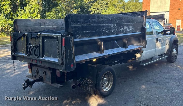 image for item EV4116 2016 Ford F550 Crew Cab dump truck