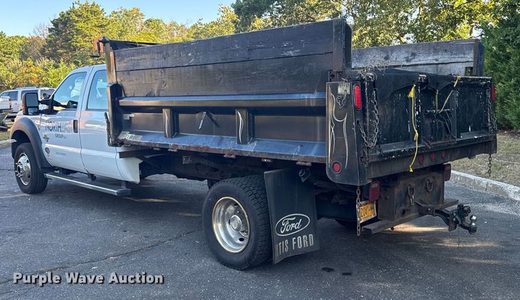 image for item EV4116 2016 Ford F550 Crew Cab dump truck