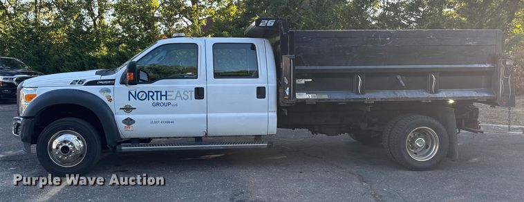 image for item EV4116 2016 Ford F550 Crew Cab dump truck