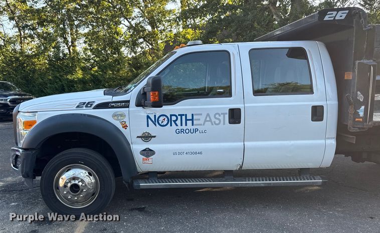 image for item EV4116 2016 Ford F550 Crew Cab dump truck