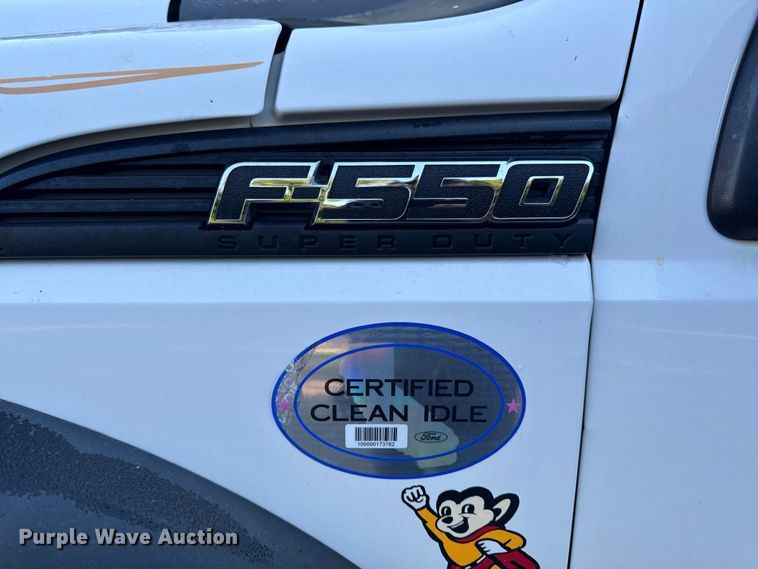 image for item EV4116 2016 Ford F550 Crew Cab dump truck