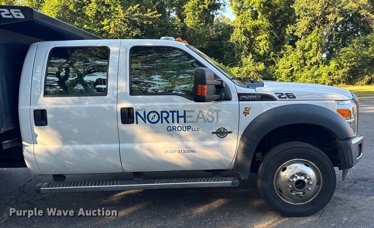 image for item EV4116 2016 Ford F550 Crew Cab dump truck