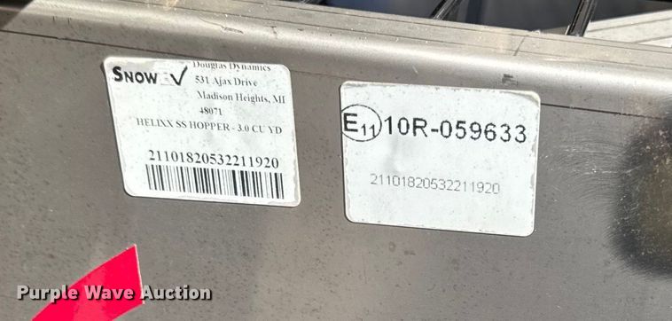 image for item EV4123 (2) SnowEx Helixx SS Hopper spreaders