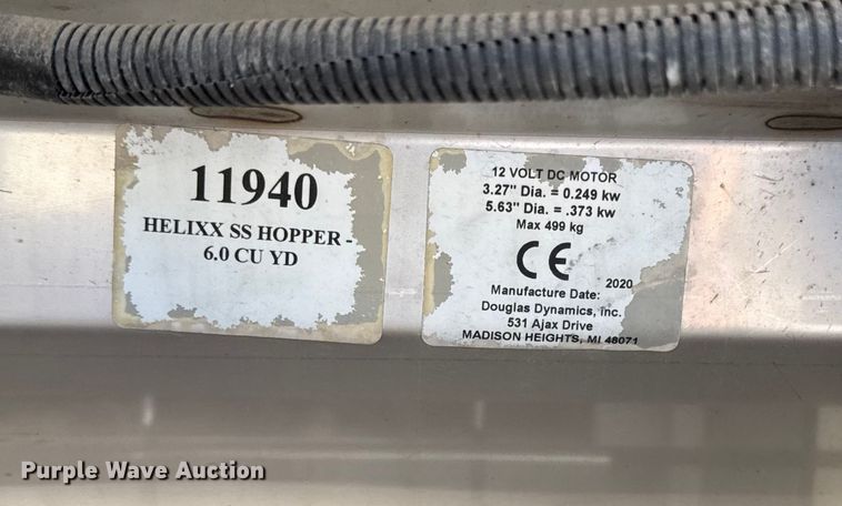 image for item EV4124 (2) SnowEx Helixx SS Hopper spreaders