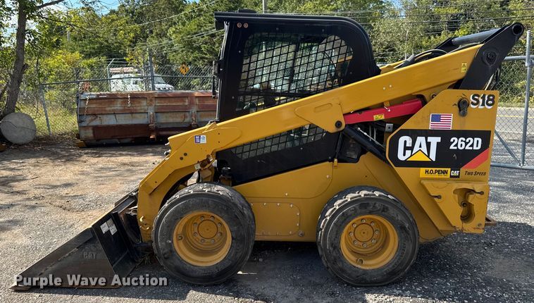 image for item EV4135 2019 Caterpillar 262D skid steer loader