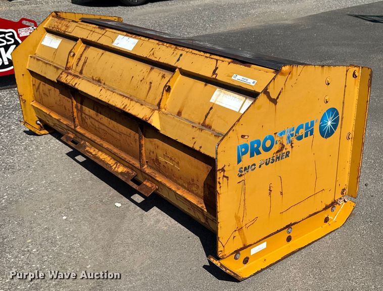 image for item EV4154 ProTech skid steer snow pusher