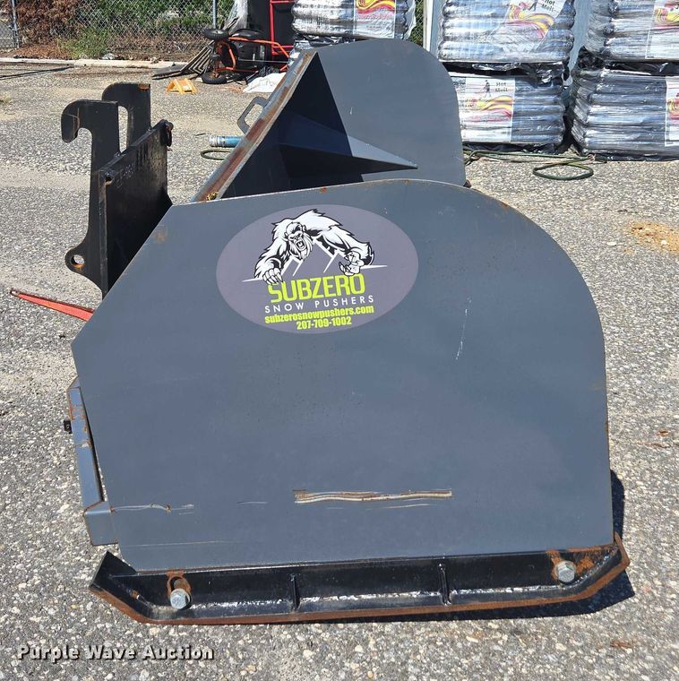 image for item EV4155 Subzero wheel loader snow pusher