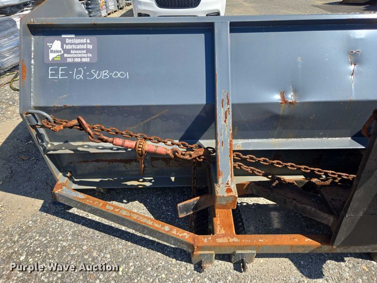 image for item EV4155 Subzero wheel loader snow pusher