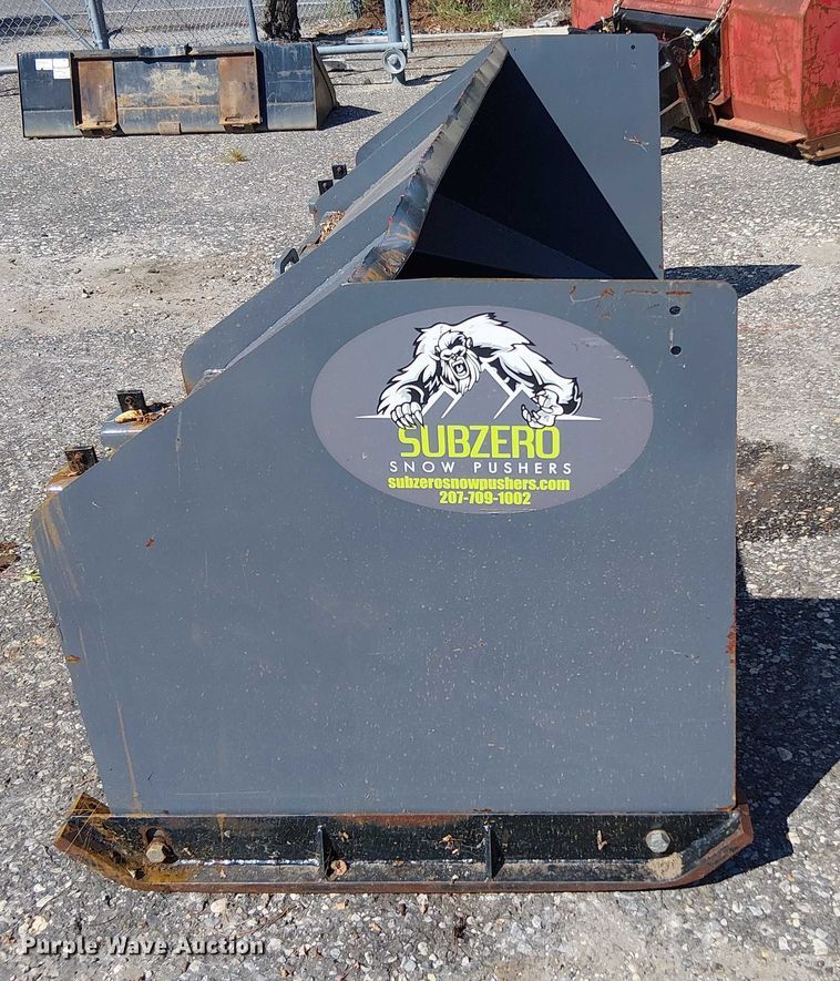 image for item EV4333 Sub zero skid steer snow pusher