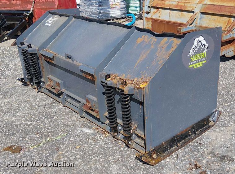 image for item EV4333 Sub zero skid steer snow pusher