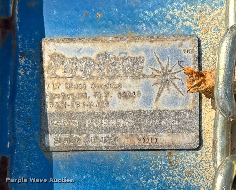 image for item EV4337 Pro Tech wheel loader snow pusher