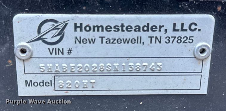 image for item EV4343 2025 Homesteader 820HT enclosed cargo trailer