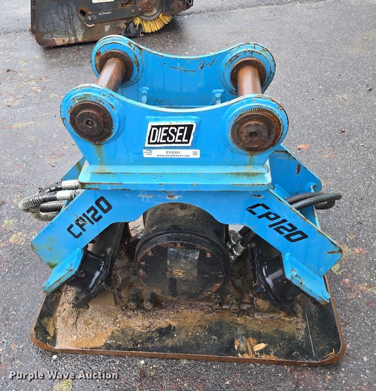 image for item EV4351 Diesel CP120 excavator plate compactor